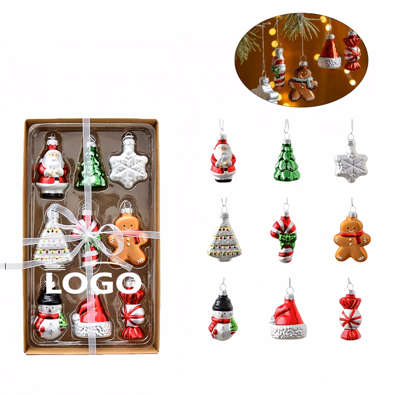 Christmas Tree Ornament, Festive Glass Decoration