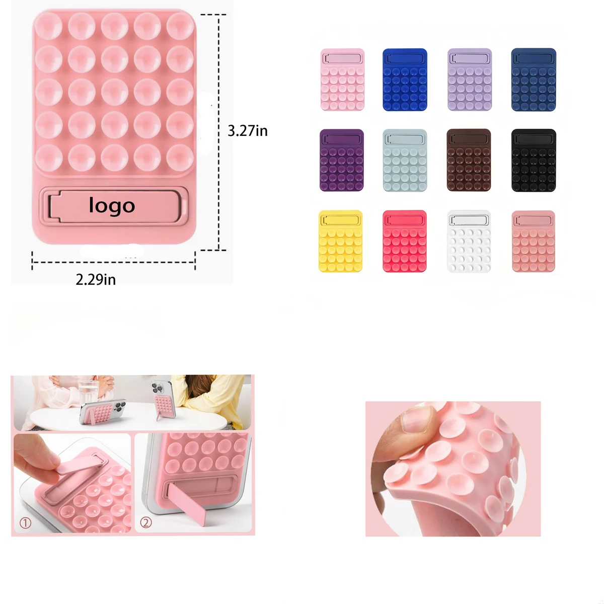 Silicone Suction Cup Mobile Phone Holder 1