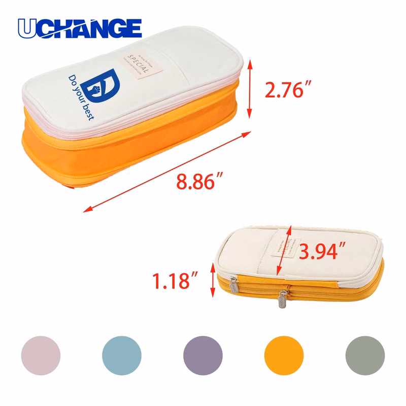 Large Capacity Zipper Pen Case