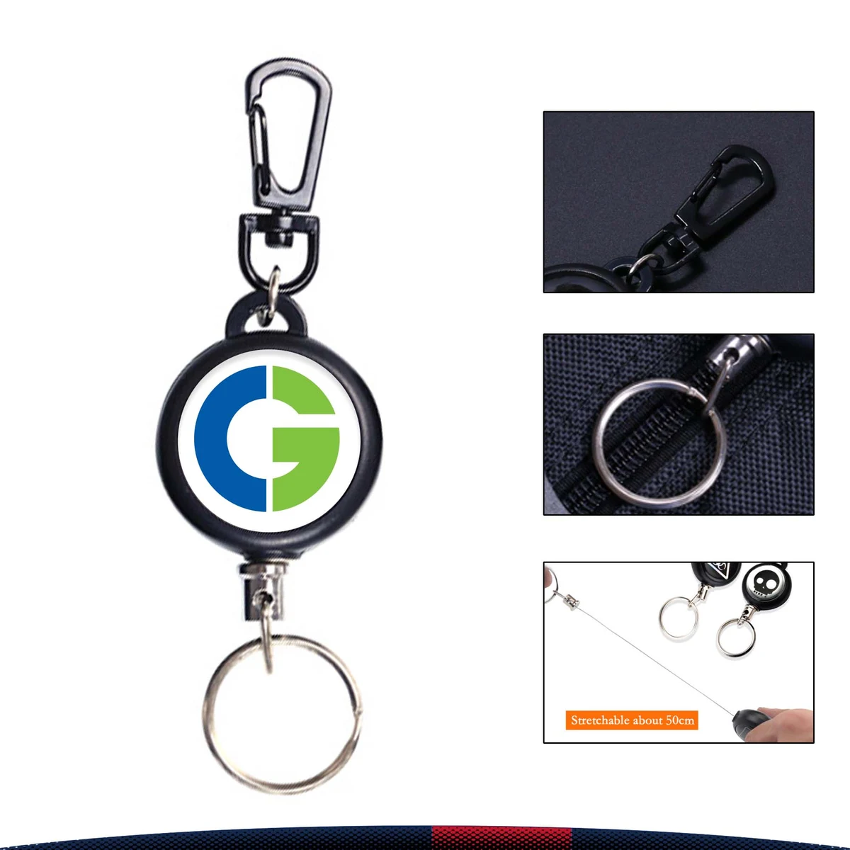 Badge Holder Reel Key Chain 1
