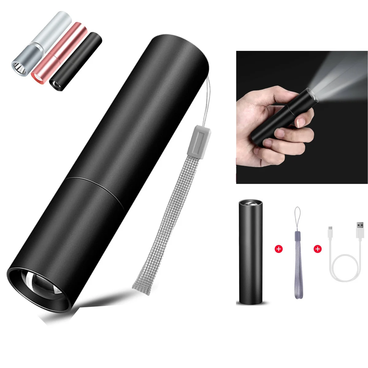 Rechargeable Mini LED Flashlight 1