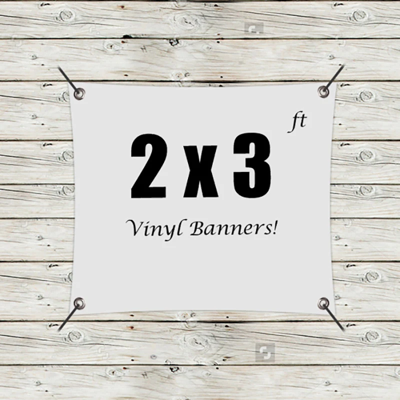 Custom 2' x 3' Vinyl Banners 1