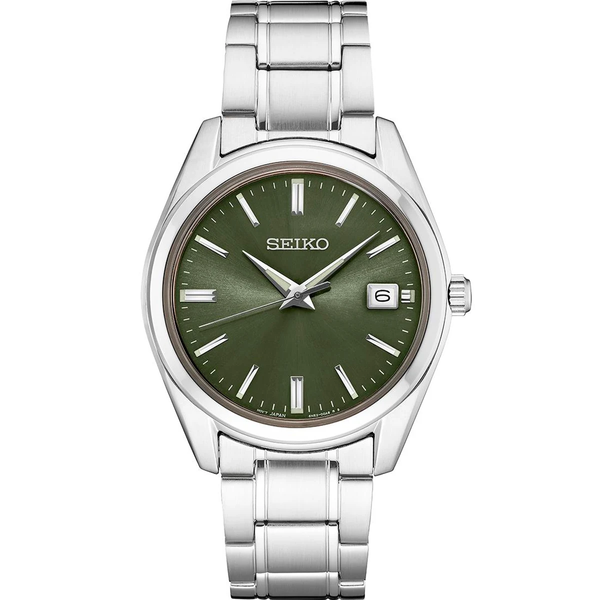 Essentials SS Quartz Green Dial 1
