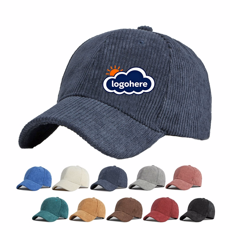 Colored Corduroy Baseball Cap