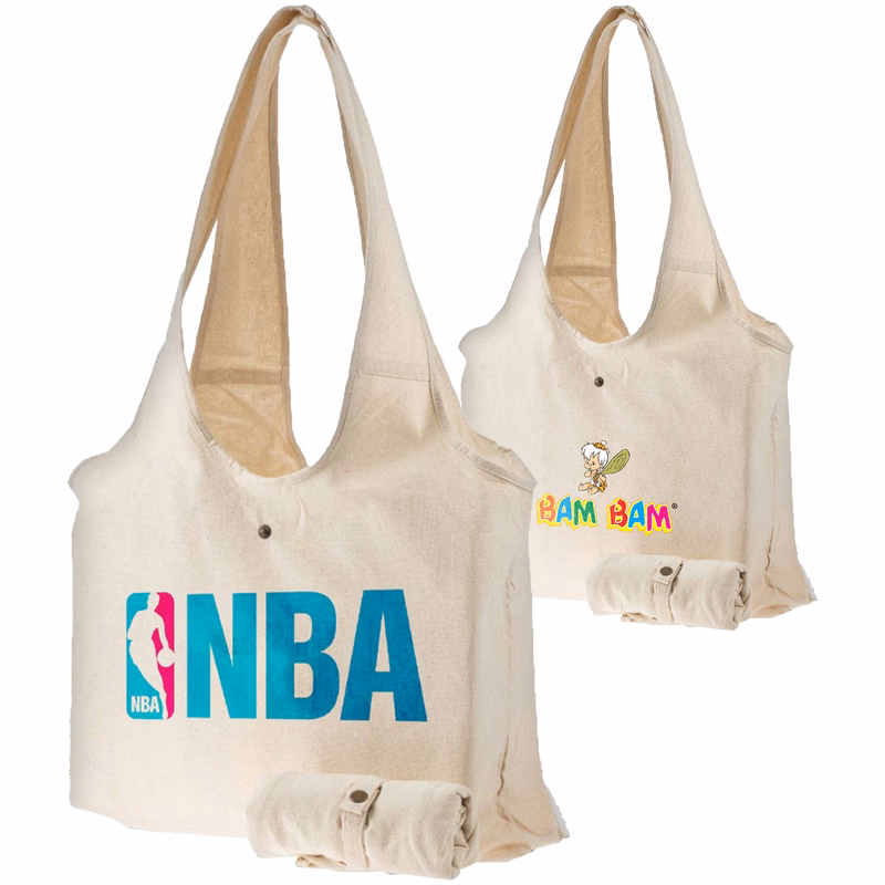 Foldable Cotton Canvas Sling Bag