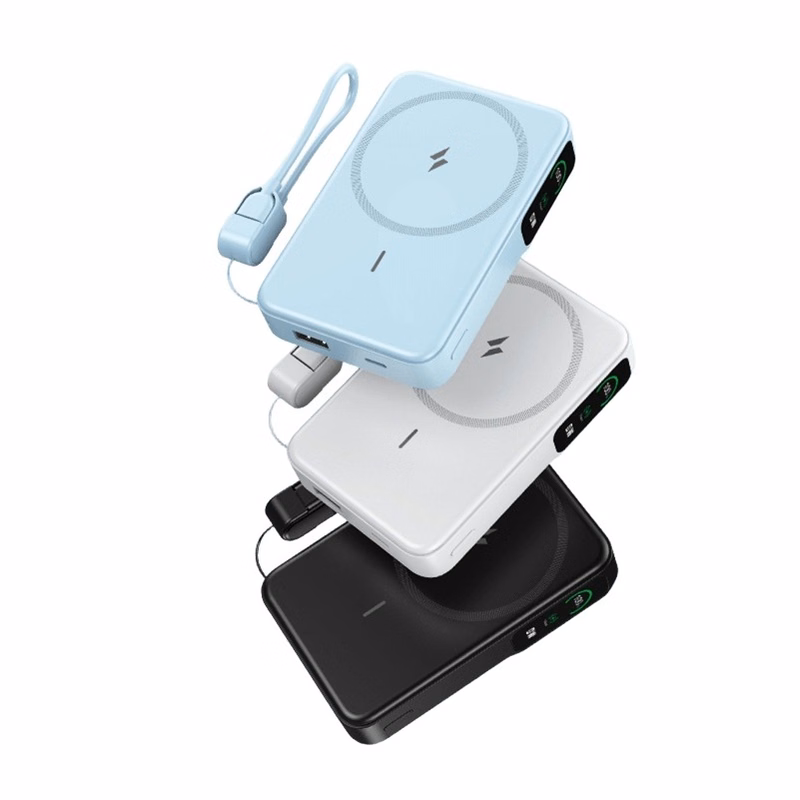 10000mAh 15W Magnetic Wireless Power Bank W/ Stand