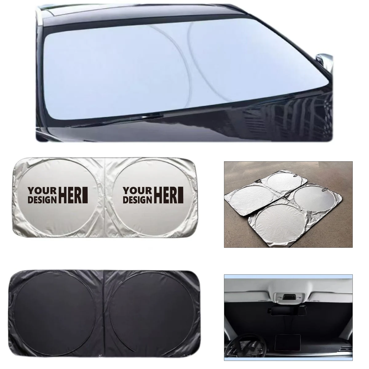Folding Sunshade for Car Front Windshield 1