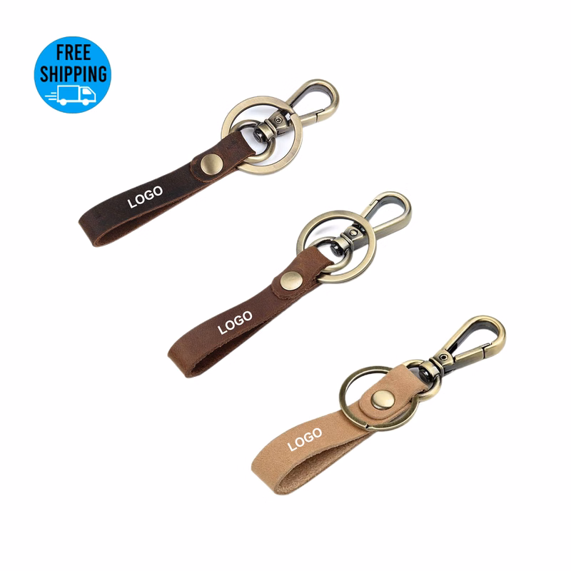 Genuine Leather Car KeyChains