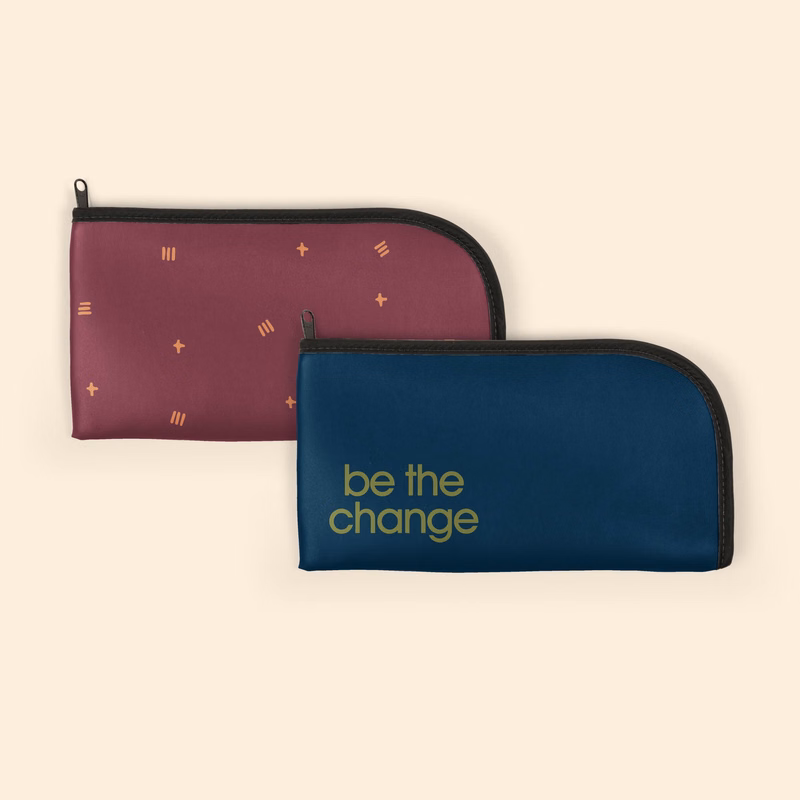 CURVED ZIPPER BAG EV 10.5X5.5