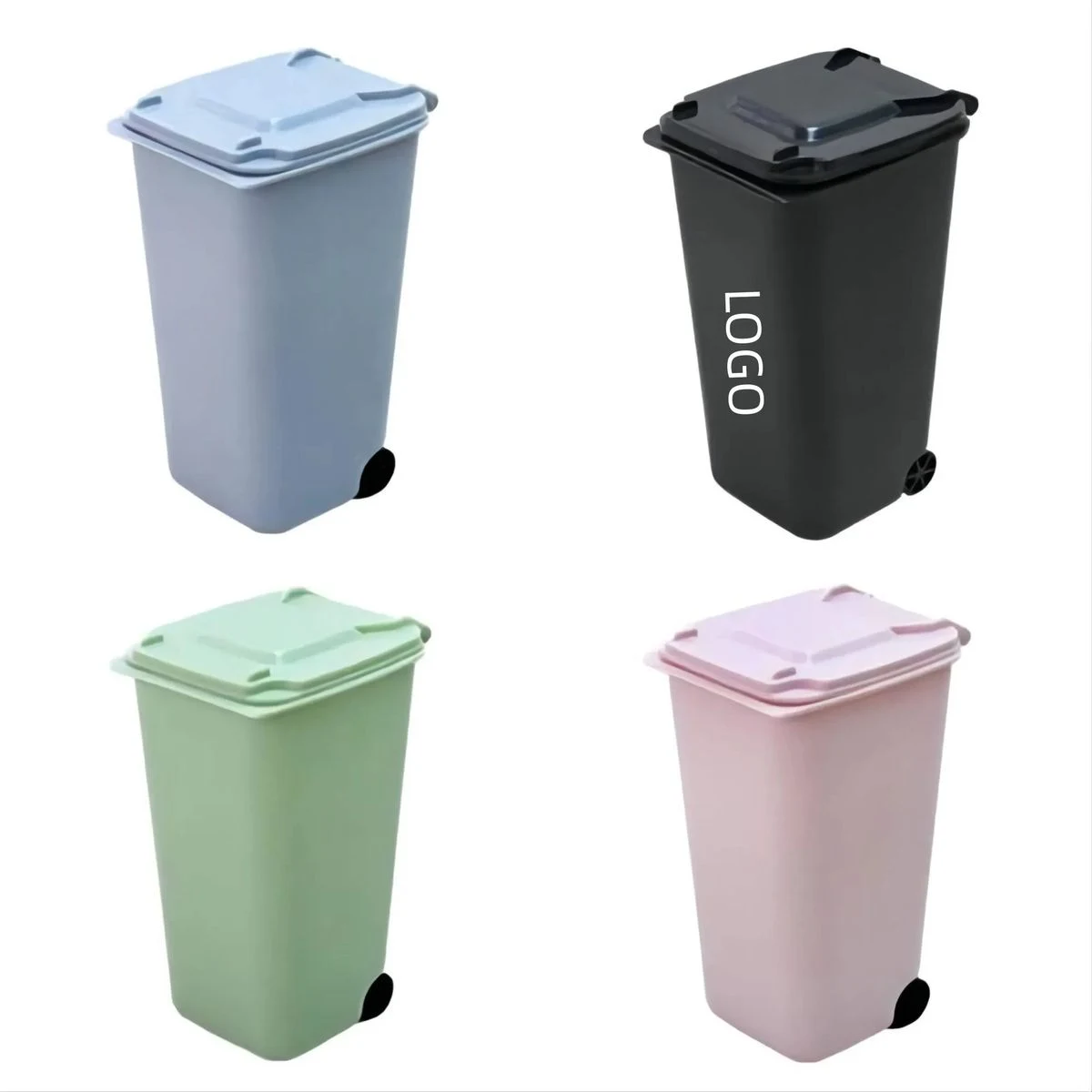 Mini Wheelie Bin Desktop Pen Holder Pencil Cup 1