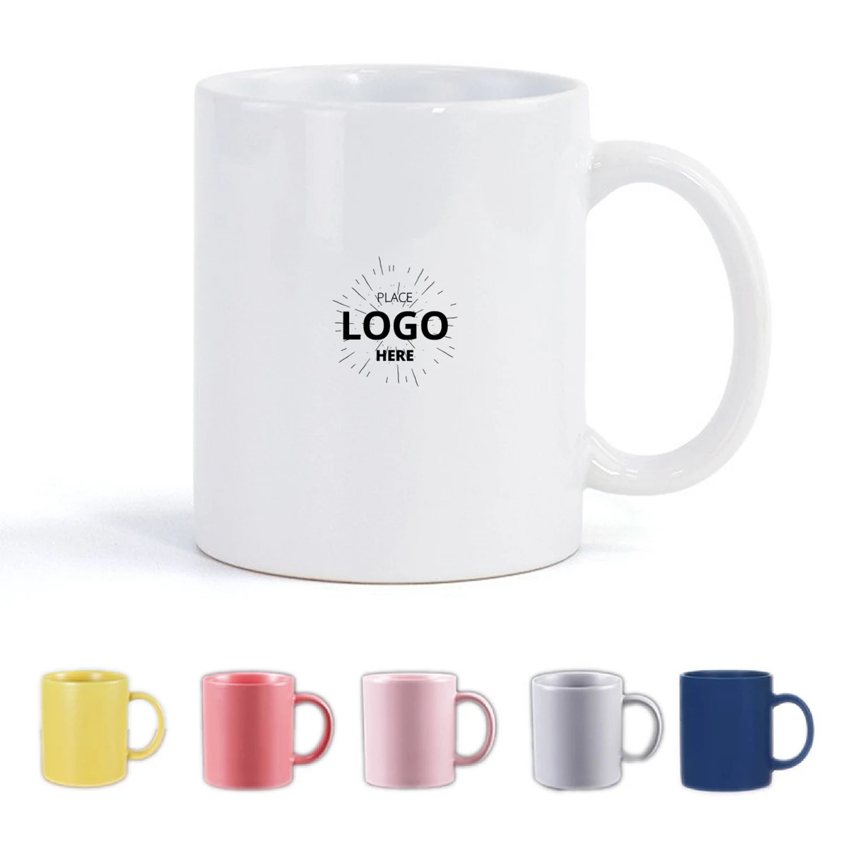 Ceramic Mug with Comfort Grip Handle 1