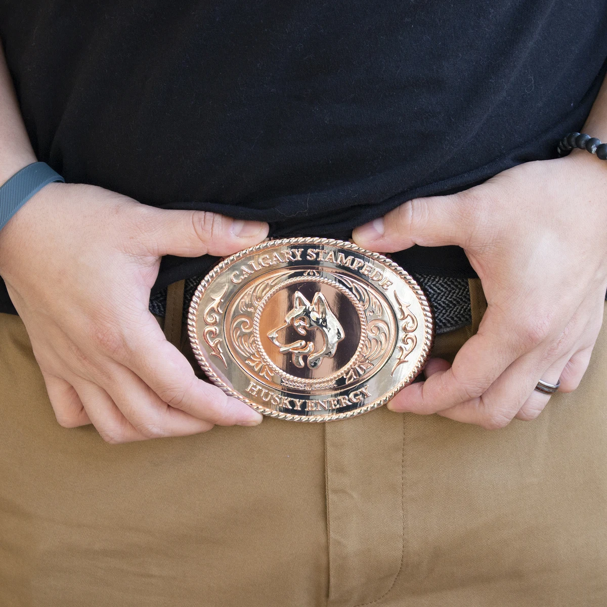 Belt Buckles: 4" W x 3" H 1