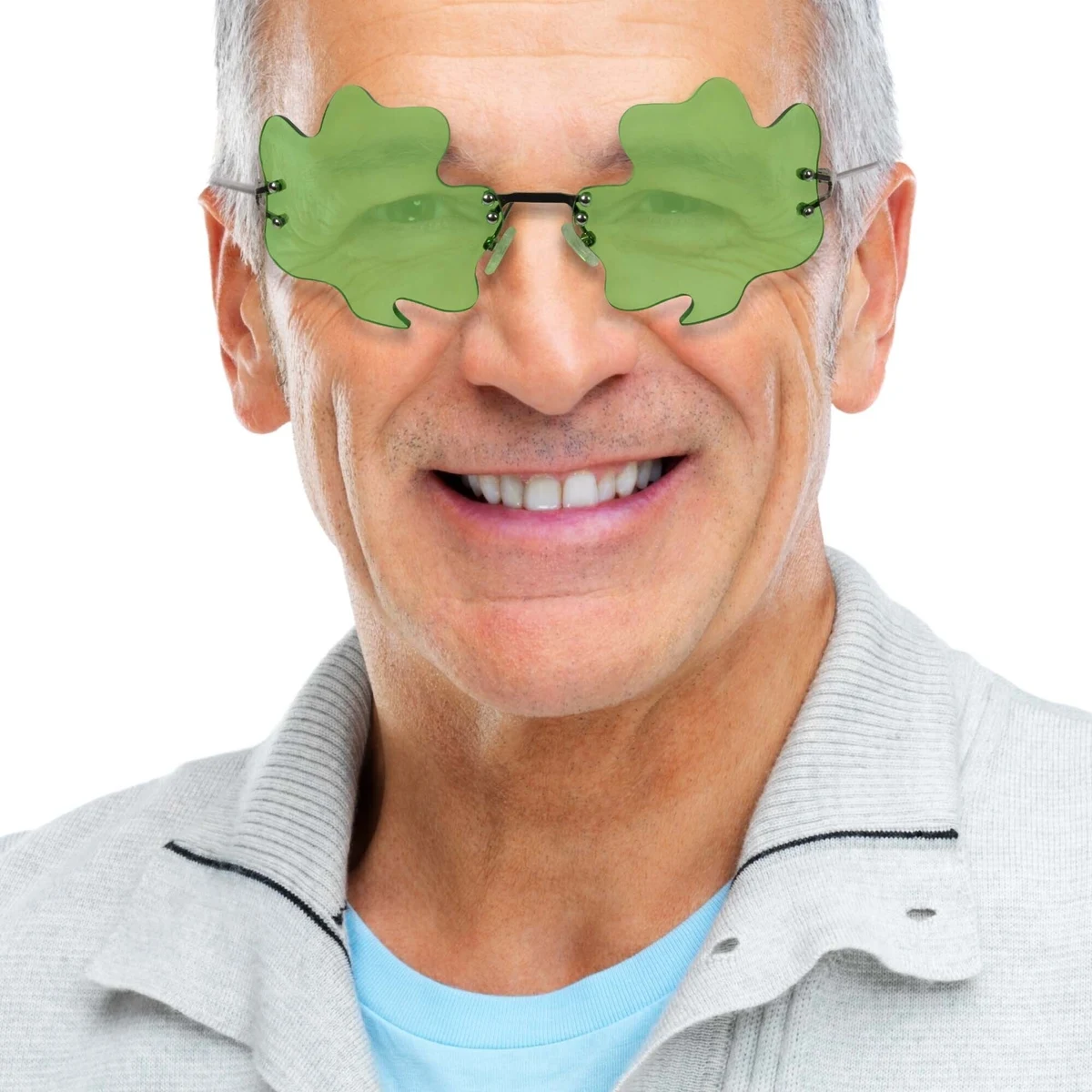Green Clover Sunglasses 1
