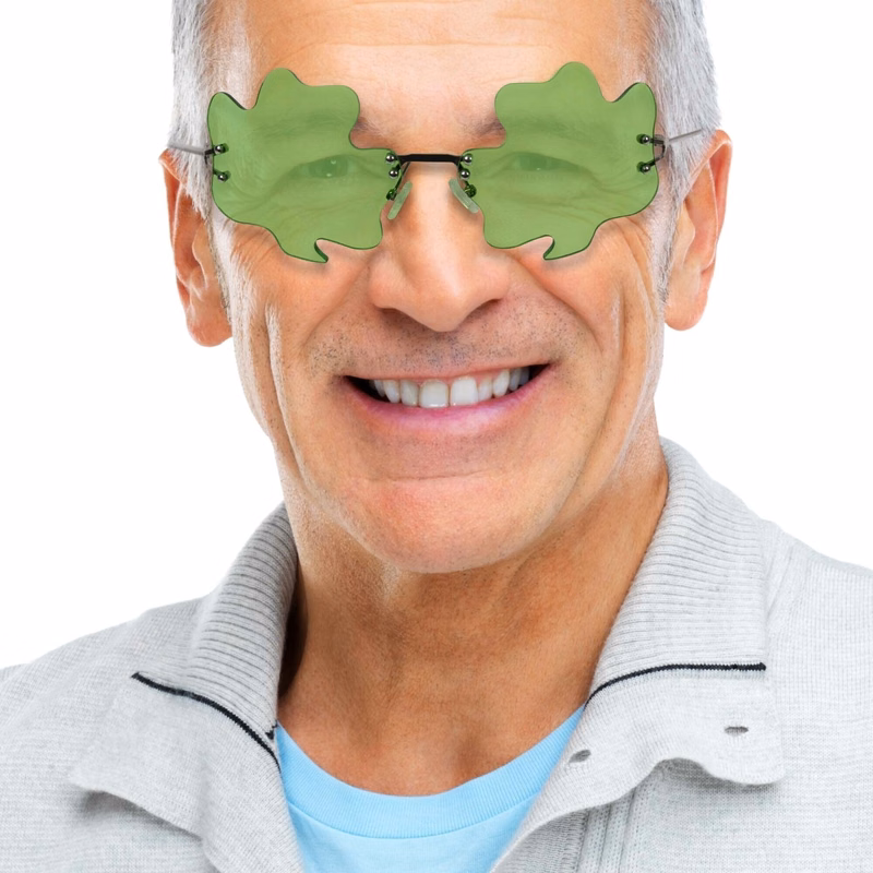 Green Clover Sunglasses