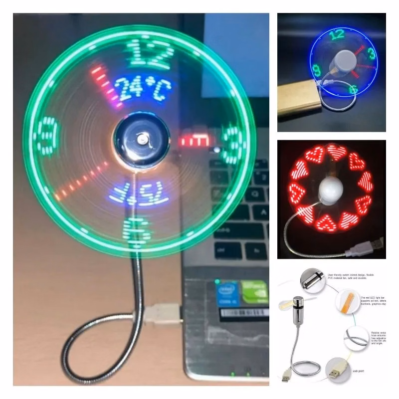 LED Programmable Message Fan
