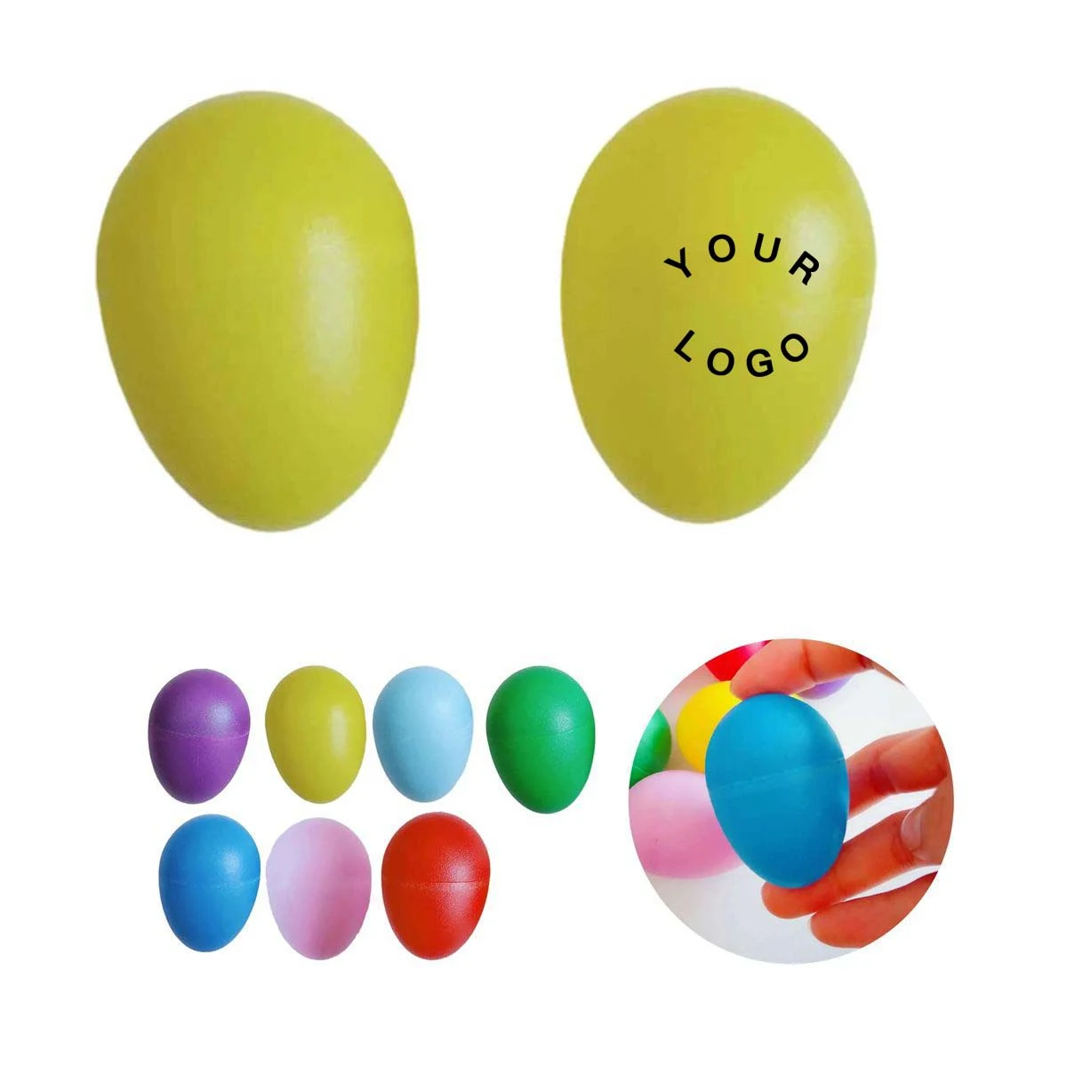 Egg Shaker Instrument Plastic Musical Toy 1