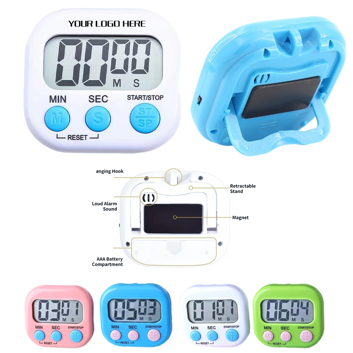 Digital Electronic Magnetic Kitchen Timer 1