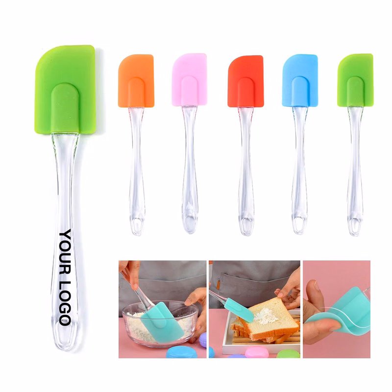 Colored Silicone Spatulas for Baking and Cooking