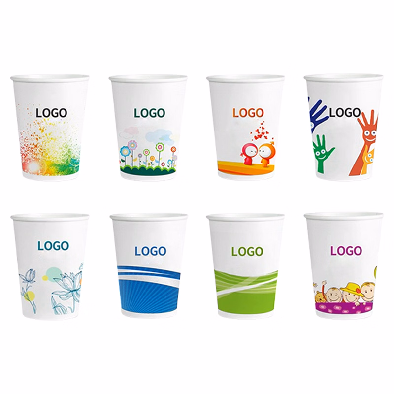 Disposable 9 Oz Paper Cups Coffee Cup MOQ500