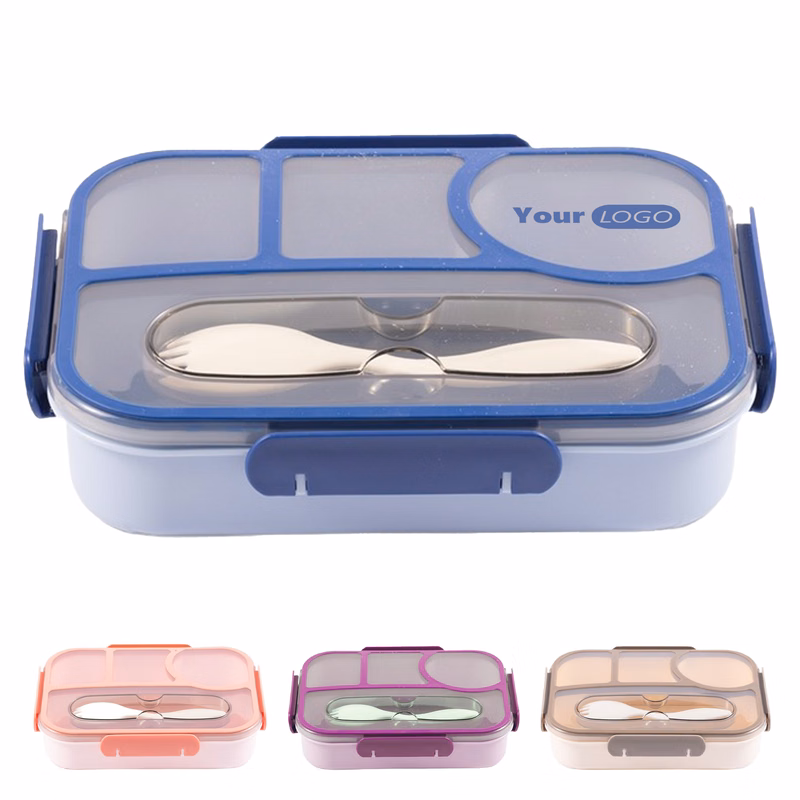 Polypropylene Four Grid Student Lunch Box