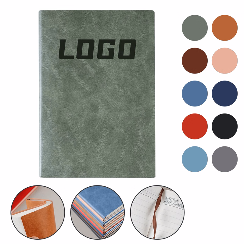 A5 PU Leather Thread-Bound Notebook