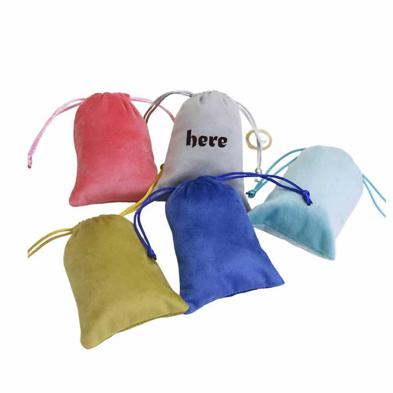 Velvet Drawstring Pouch Storage Bag