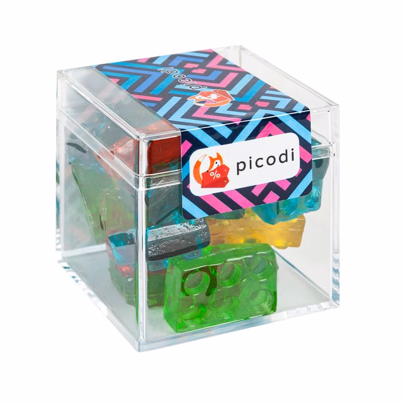 Clever Candy Sweet Boxes with Gummy 3D Blocks