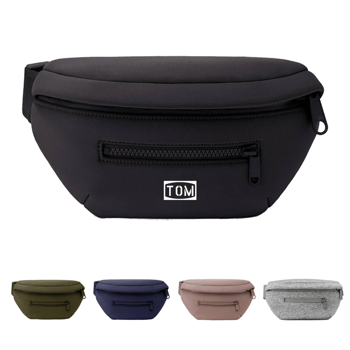 Custom Logo Waterproof Fanny Pack Unisex Neoprene Waist Bag 1