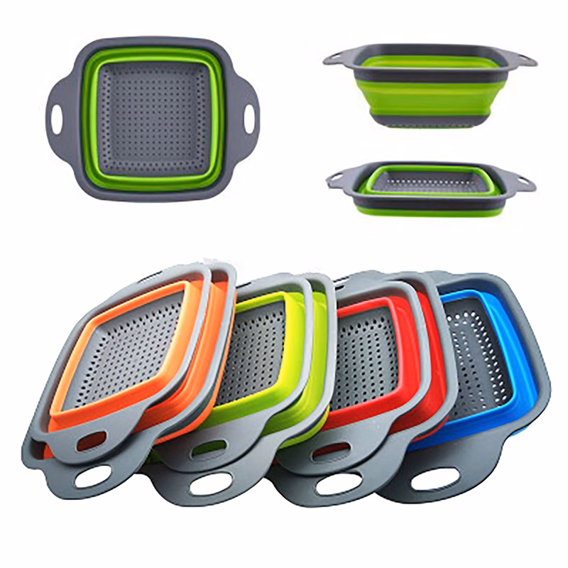 Square Foldable Drain Basket