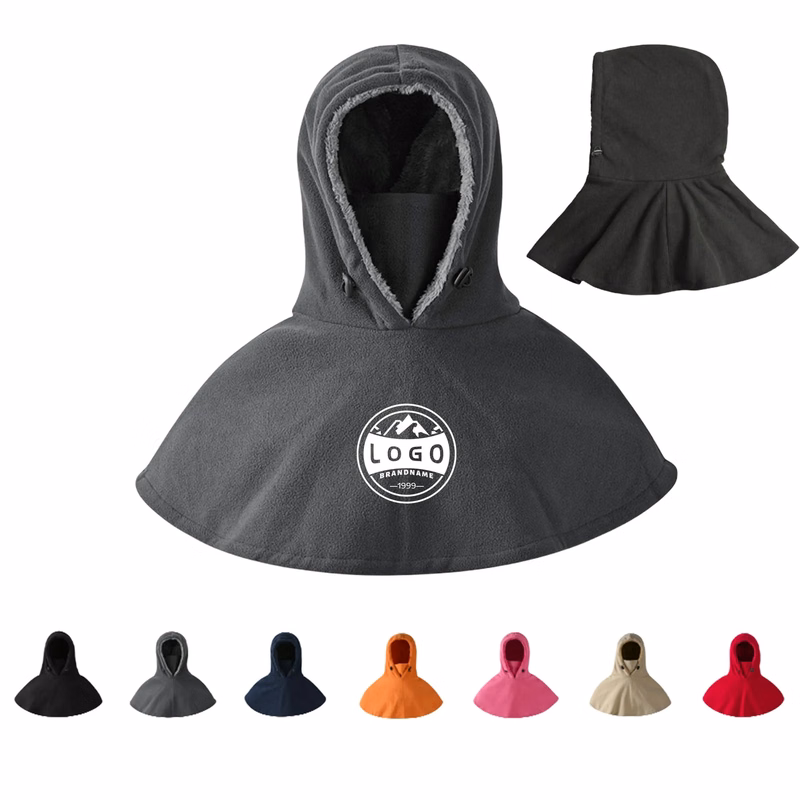 Fleece Wind-Snow Hood With Mask