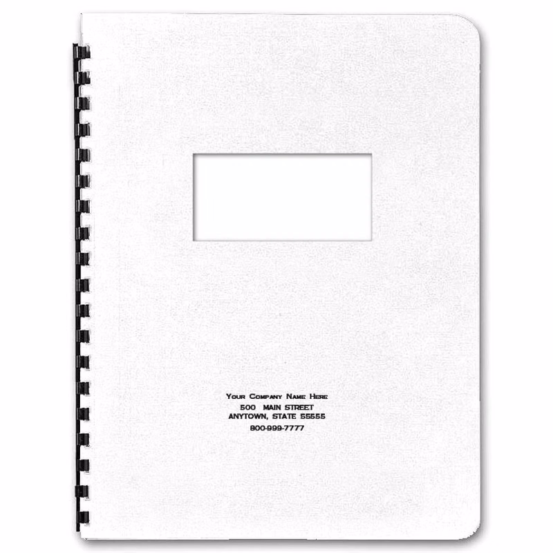 Cover - Report, Punch & Bind With Window