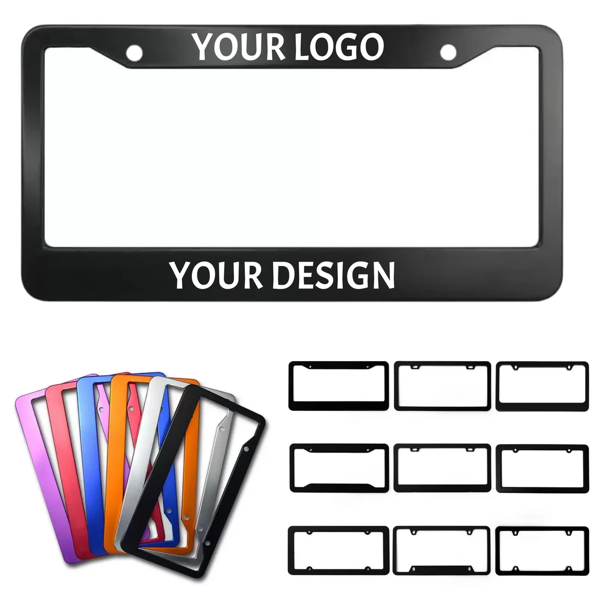 Aluminum Alloy License Plate Frame 1