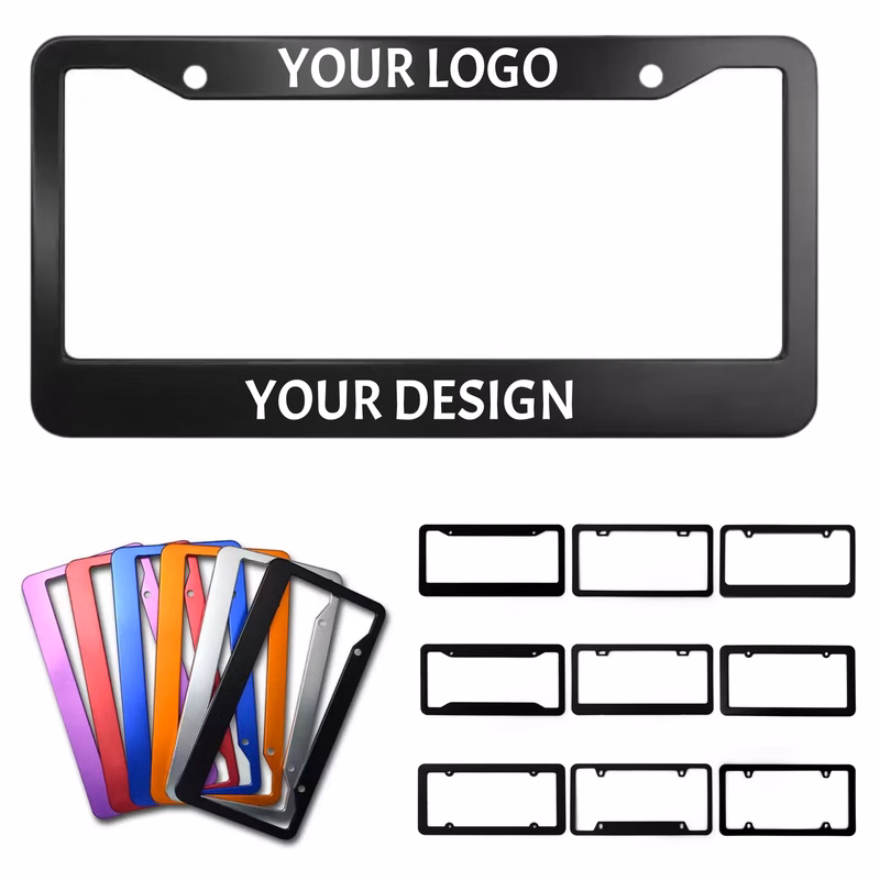 Aluminum Alloy License Plate Frame
