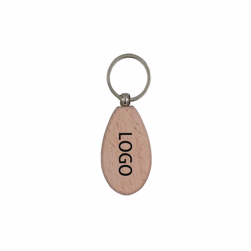 Drop shaped key chain