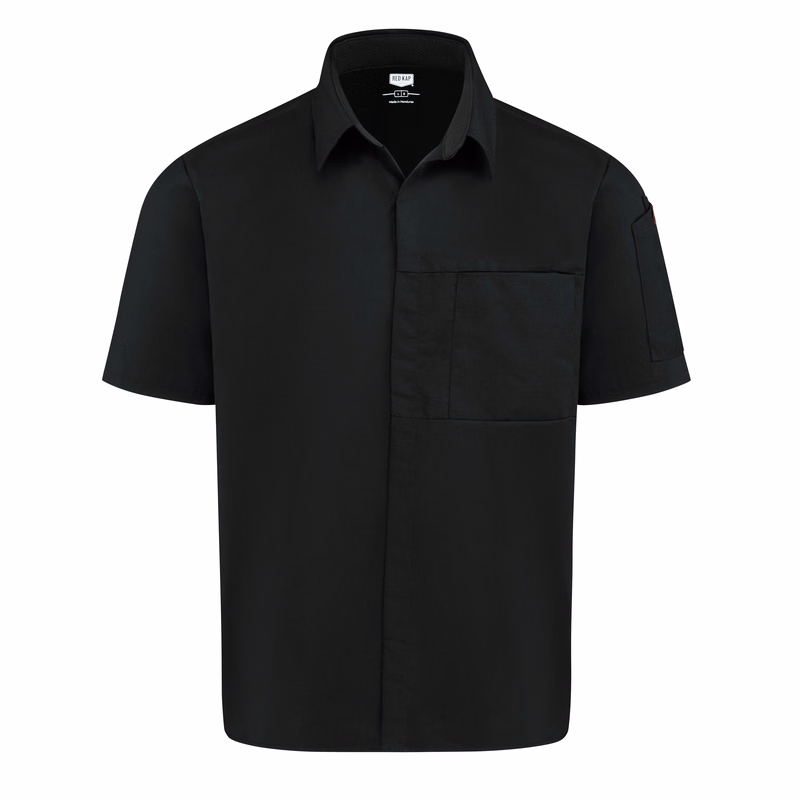 Red Kap® Men's Airflow Cook Shirt with OilBlok