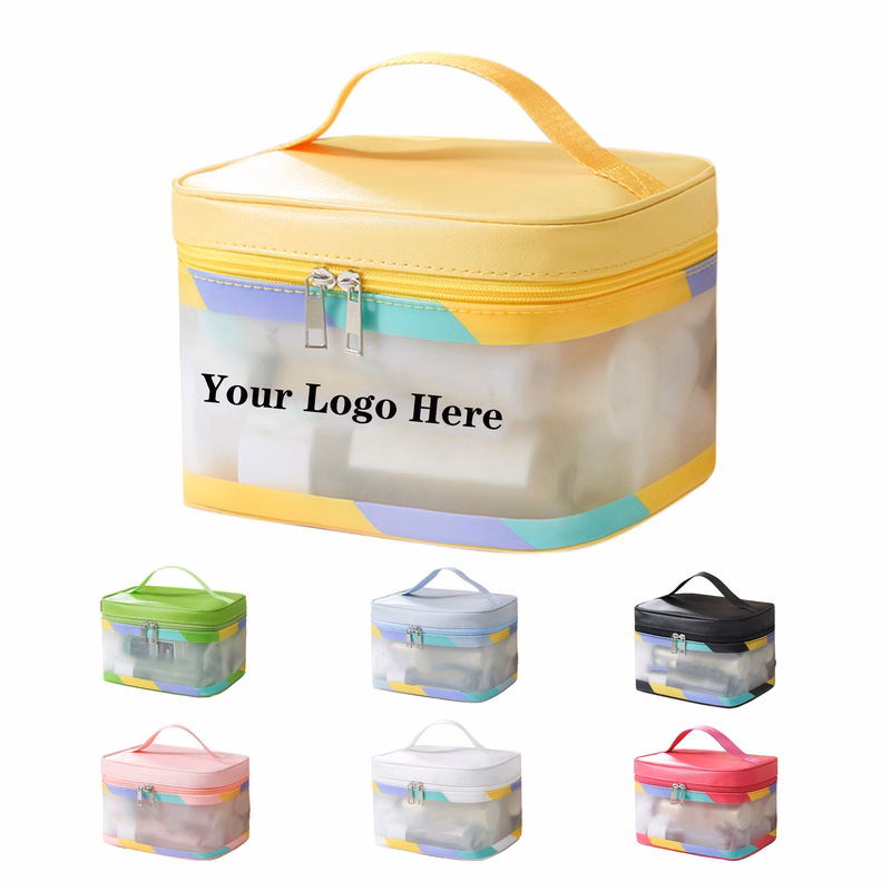 PVC Transparent Frosted Cosmetic Bag