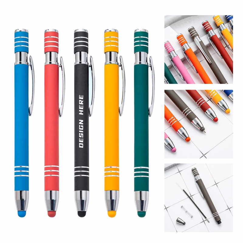 2in1 Metal Stylus Ballpoint Pen