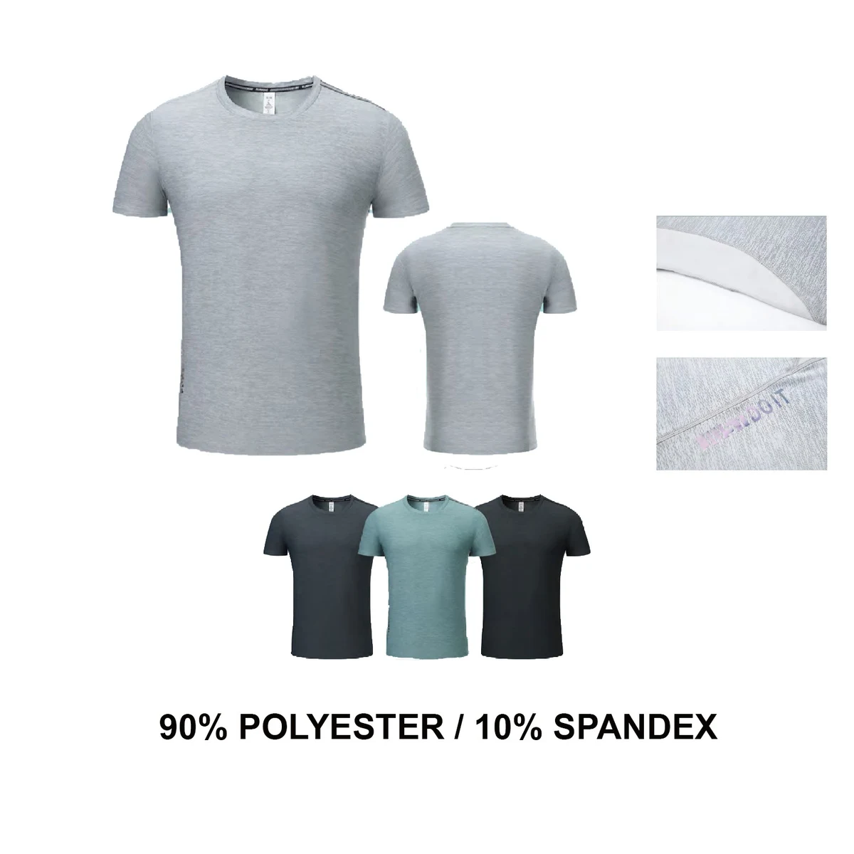 Men's Running Short Sleeve T-Shirt - Stock Style 33 1