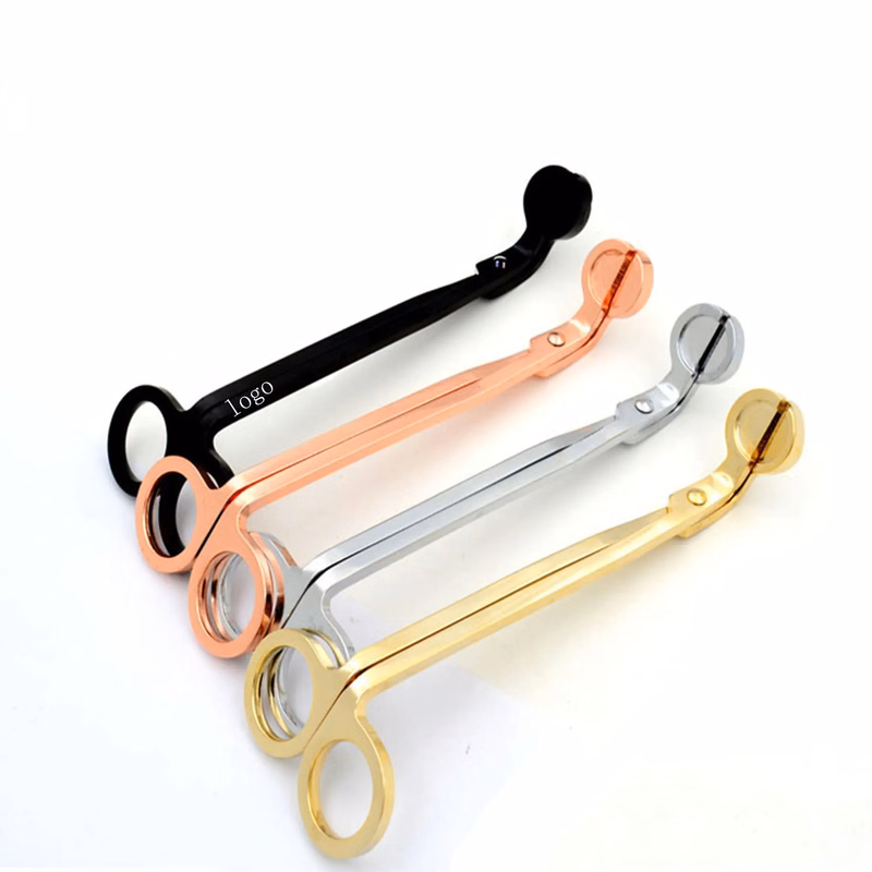 MOQ30 Gold Candle Wick Trimmer Scissor