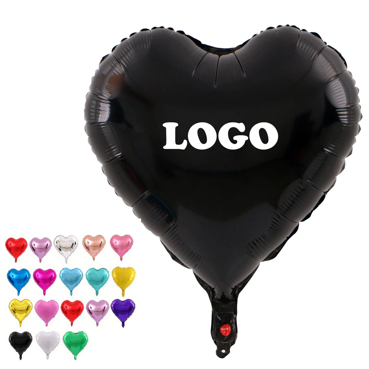 Custom Heart Shaped Aluminum Foil Balloon 1