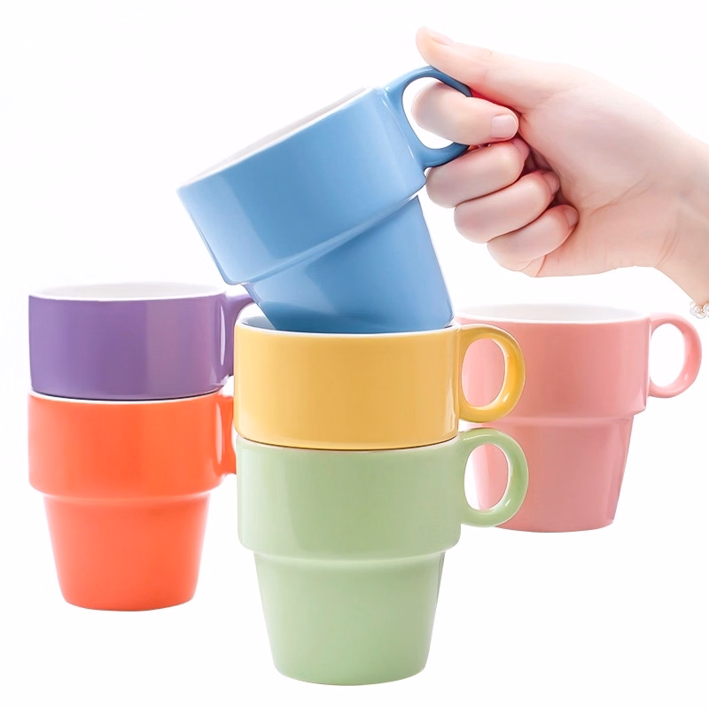 Porcelain Stackable Mug - 9 Ounce