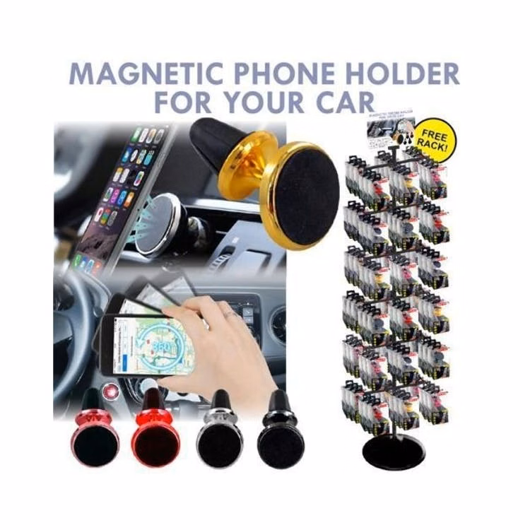 Magnetic Car Phone Mount - 3 Styles 100 Count