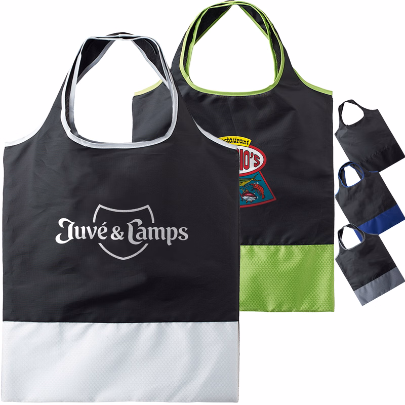 Clemenza Large Polyester Shopper Tote Bag