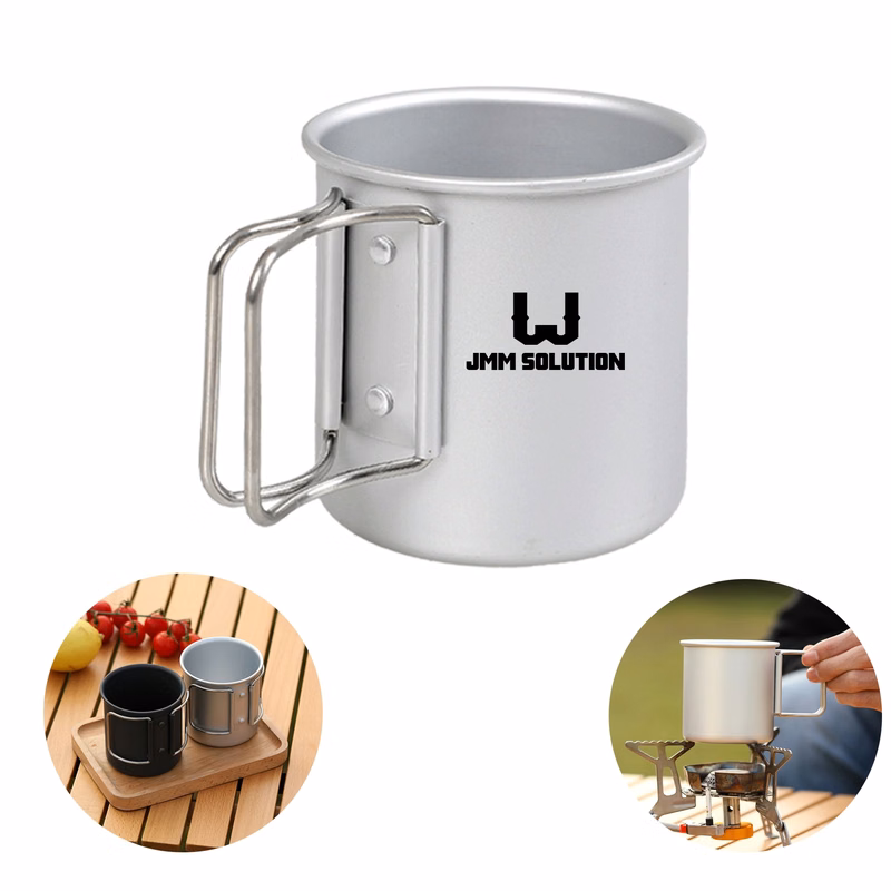 10 Oz Lightweight Cup & Food Canister With Foldable Handles