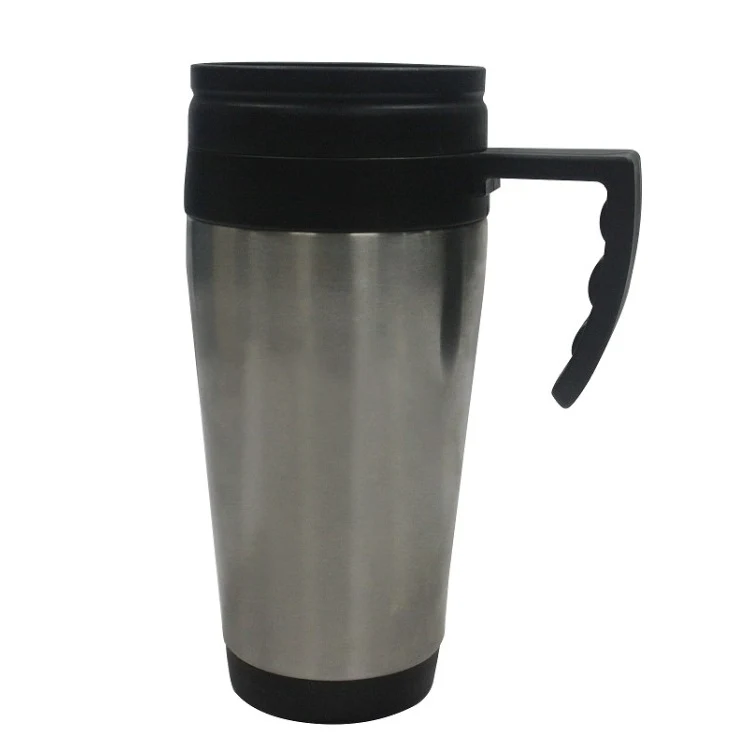 Double Wall Stainless Steel Mug with Handle Water Cup 1