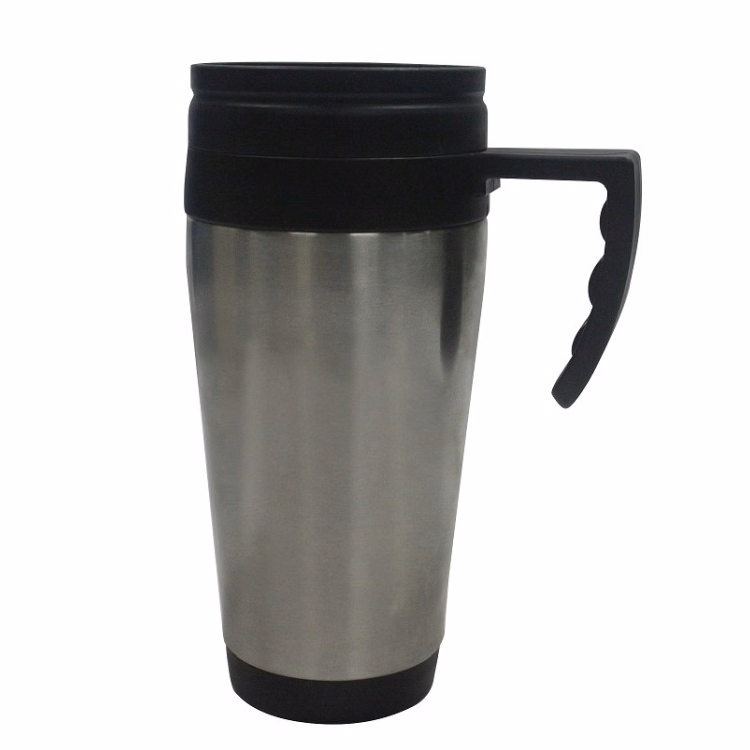 Double Wall Stainless Steel Mug with Handle Water Cup