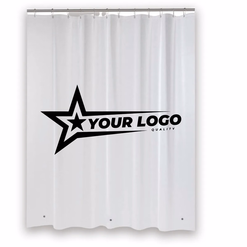 Clear Lightweight PEVA Waterproof Long Shower Curtain Liner