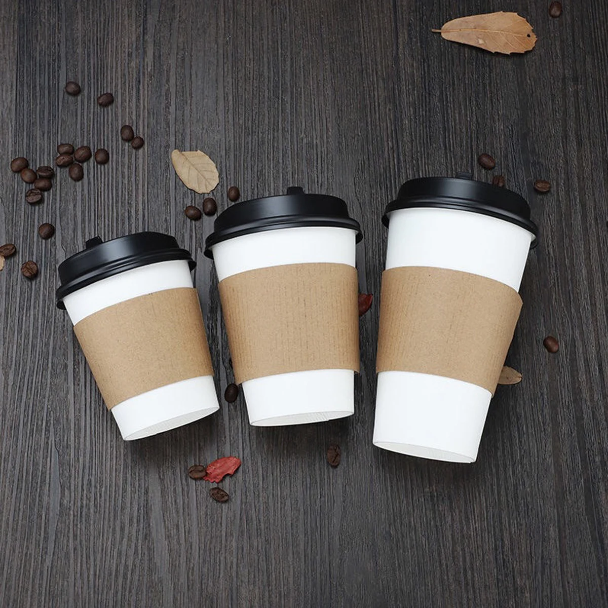 Insulated Kraft Paper Cup Cover 1