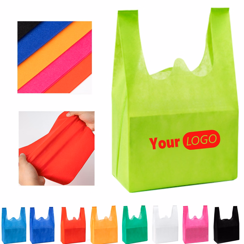 Customizable Logo MOQ100 Non-Woven Tote Bags