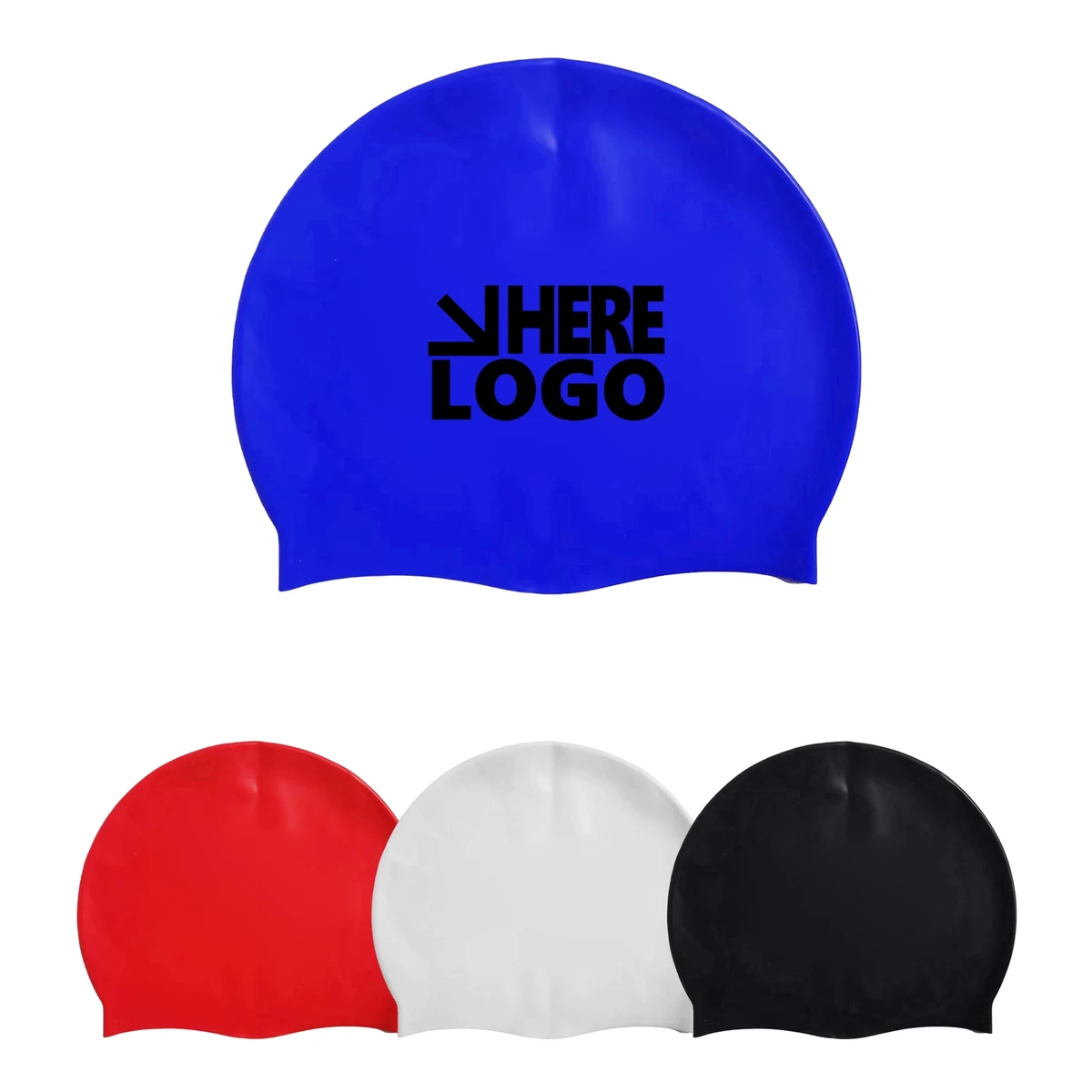 Universal Adult Silicone Swim Cap MOQ 30PCS 1